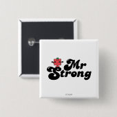 Herr Strong | Gewicht und Blasen Button (Vorne & Hinten)