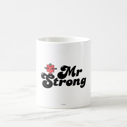 Herr Strong | Gewicht und Blasen Kaffeetasse (Mittel)