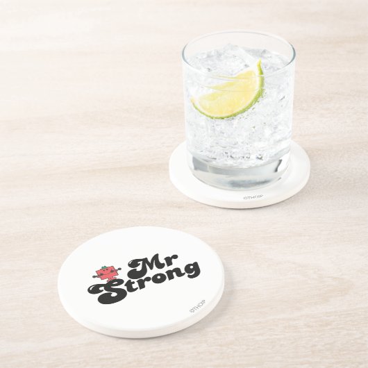 Herr Strong | Gewicht und Blasen Untersetzer (Seite)