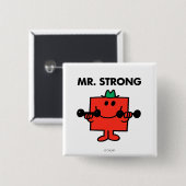 Herr Strong | Heben von Gewichten Button (Vorne & Hinten)