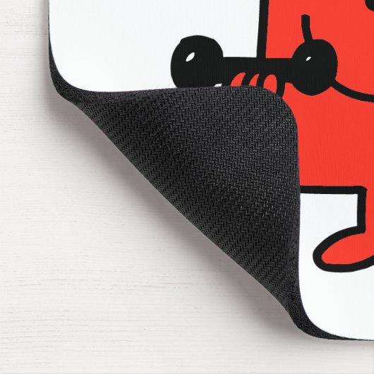 Herr Strong | Heben von Gewichten Mousepad (Ecke)