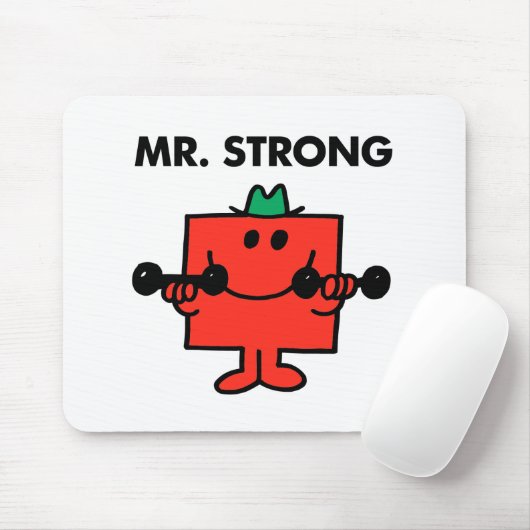 Herr Strong | Heben von Gewichten Mousepad (Mit Mouse)