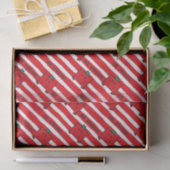 Herr Strong | Muster für rote Streifen Seidenpapier (Geschenk)