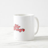 Herr Strong | Rote Schrift Kaffeetasse (VorderseiteRechts)