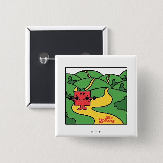 Herr Strong | Waldarbeit Button (Vorne & Hinten)