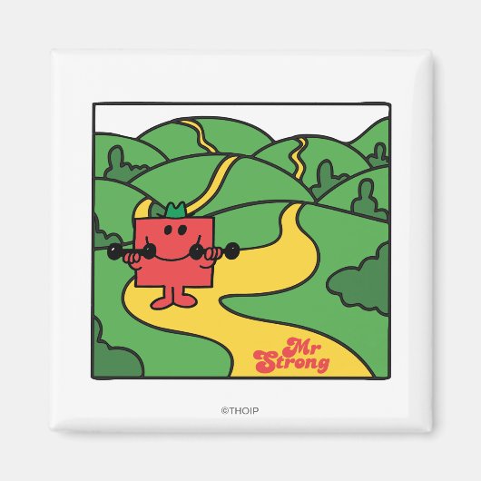 Herr Strong | Waldarbeit Magnet (Vorne)