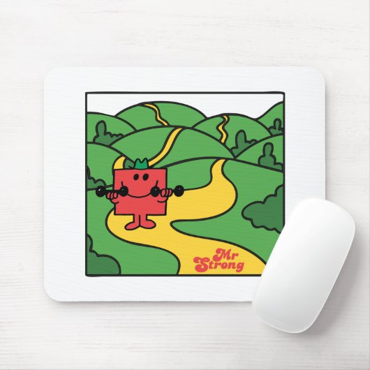 Herr Strong | Waldarbeit Mousepad (Mit Mouse)