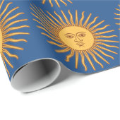 Herr Sun Geschenkpapier (Rolleneckpunkt)