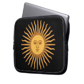 Herr Sun Laptopschutzhülle (Vorderseite Links)