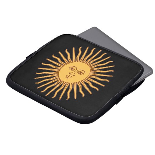 Herr Sun Laptopschutzhülle (Vorne Oben)