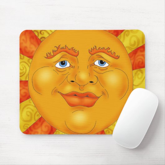 Herr Sun Mousepad (Mit Mouse)