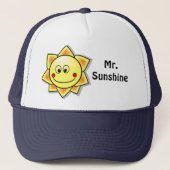 Herr Sunshine Hat Truckerkappe (Vorderseite)