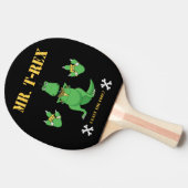 Herr T-Rex Ping Pong Paddle Tischtennis Schläger (Seitenansicht)