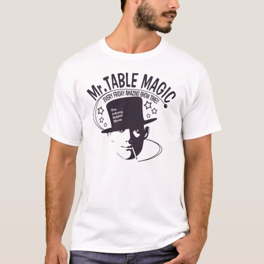 Herr TABLE MAGIE T-Shirt (Vorderseite)
