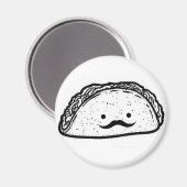 Herr Taco Magnet (Vorderseite/Rückseite)