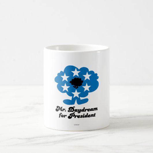 Herr Tagträumer als Präsident Kaffeetasse (Mittel)