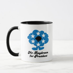 Herr Tagträumer als Präsident Tasse