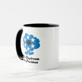 Herr Tagträumer als Präsident Tasse (Vorderseite Links)