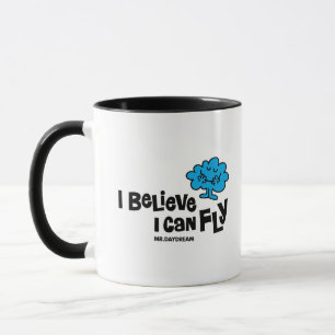 Herr Tagträumer glaubt, dass er fliegen kann Tasse
