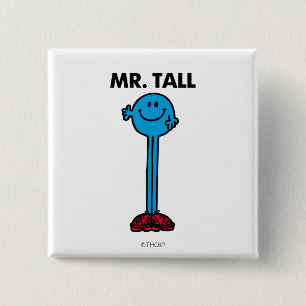 Herr Tall STEHEND Button
