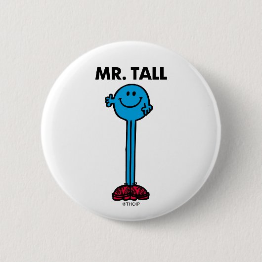 Herr Tall | STEHEND Button (Vorderseite)
