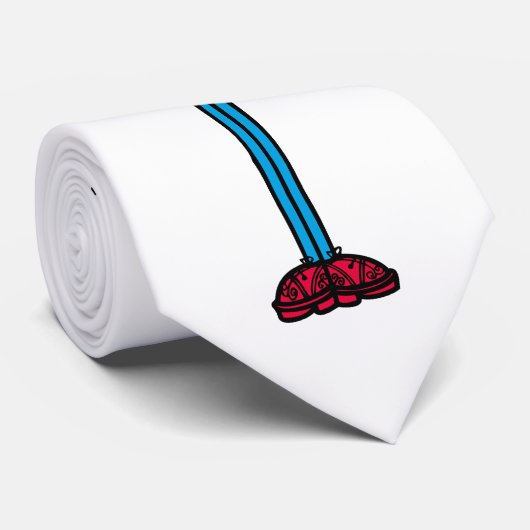 Herr Tall | STEHEND Krawatte (Gerollt)