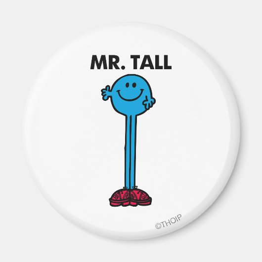 Herr Tall | STEHEND Magnet (Vorne)