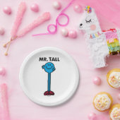 Herr Tall | STEHEND Pappteller (Party)