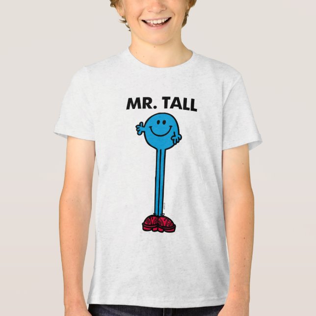 Herr Tall | STEHEND Tri-Blend Shirt (Vorderseite)
