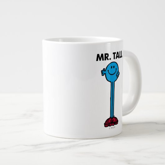 Herr Tall| Stehende Fläche Jumbo-Tasse (Vorderseite Rechts)