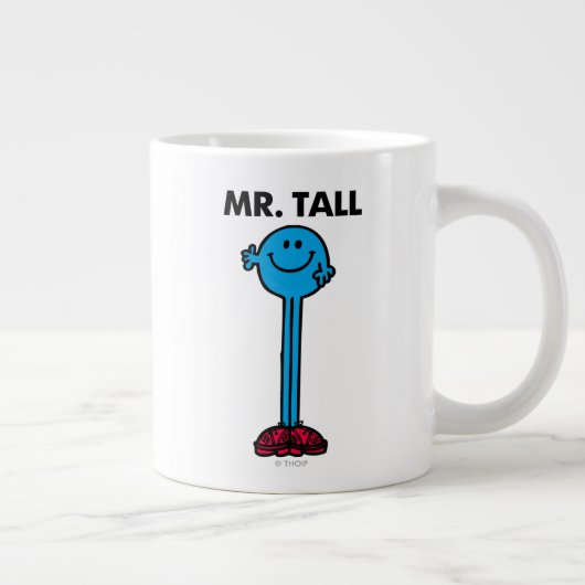 Herr Tall| Stehende Fläche Jumbo-Tasse (Rechts)