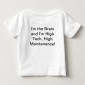 Herr Technology Baby Shirt (Rückseite)