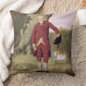 Herr Thrale, c.1770-80 (Öl auf Leinwand) Kissen (Decke)