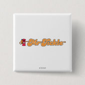 Herr Tickle | Bleibe versteckt Button (Vorderseite)