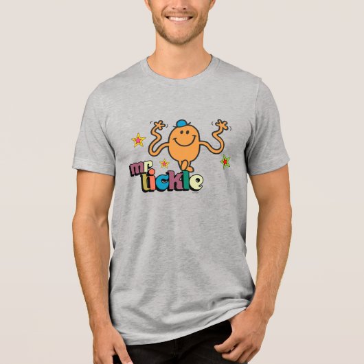 Herr Tickle | Funkeln Tri-Blend Shirt (Vorderseite)