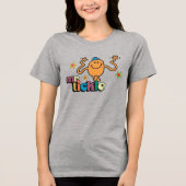 Herr Tickle | Funkeln Tri-Blend Shirt (Vorderseite)