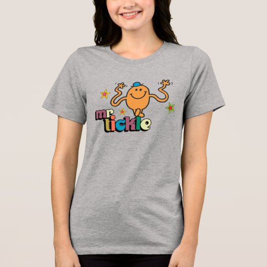 Herr Tickle | Funkeln Tri-Blend Shirt (Vorderseite)