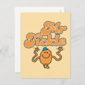 Herr Tickle | Jiggling Arms Postkarte (Vorne/Hinten)