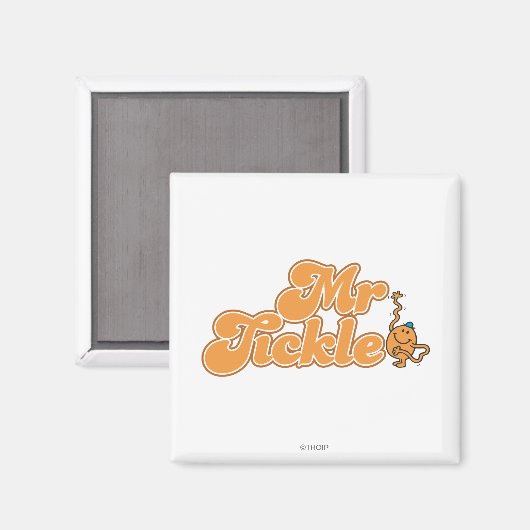Herr Tickle | Long Wave Hello Magnet (Vorderseite/Rückseite)