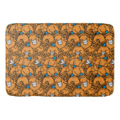Herr Tickle | Orange Tickle Pattern Badematte (Vorderseite)