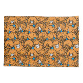 Herr Tickle | Orange Tickle Pattern Kissenbezug (Rückseite-Links)