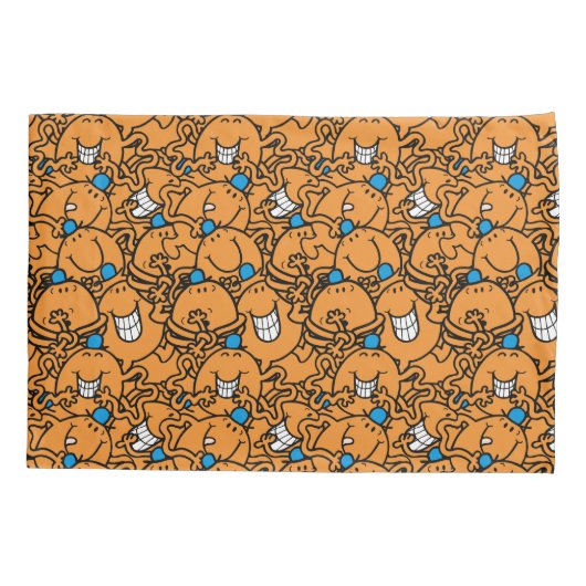 Herr Tickle | Orange Tickle Pattern Kissenbezug (Rückseite-Links)