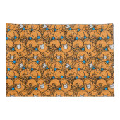 Herr Tickle | Orange Tickle Pattern Kissenbezug (Rückseite-Rechts)