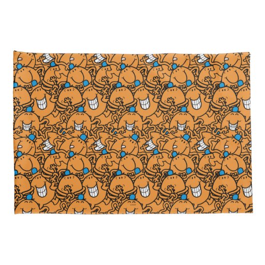 Herr Tickle | Orange Tickle Pattern Kissenbezug (Rückseite-Rechts)