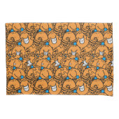 Herr Tickle | Orange Tickle Pattern Kissenbezug (Vorderseite-Links)