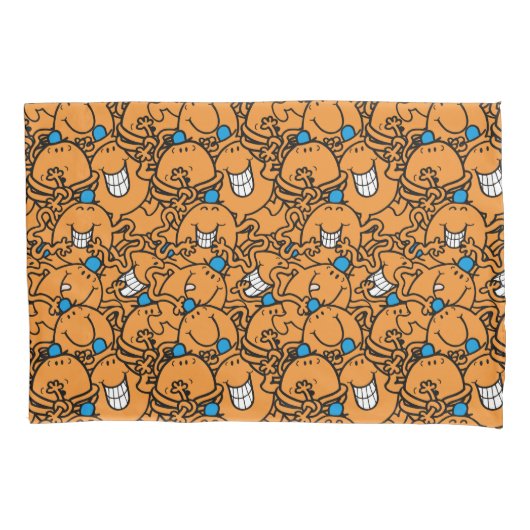 Herr Tickle | Orange Tickle Pattern Kissenbezug (Vorderseite-Links)