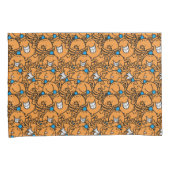 Herr Tickle | Orange Tickle Pattern Kissenbezug (Vorderseite-Rechts)