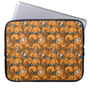 Herr Tickle   Orange Tickle Pattern Laptopschutzhülle