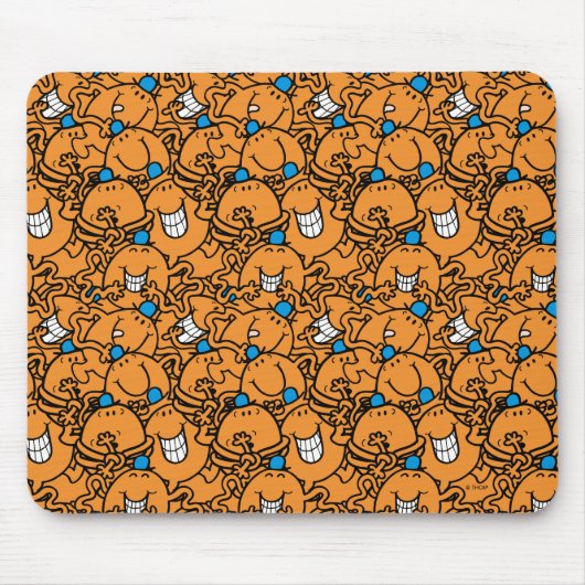 Herr Tickle | Orange Tickle Pattern Mousepad (Vorne)