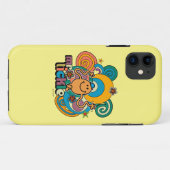 Herr Tickle | Psychedelische Wirbel, Sterne & Blum Case-Mate iPhone Hülle (Rückseite (Horizontal))